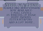 Steel Machine Promotion Screen